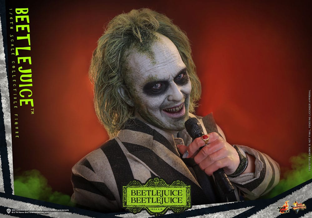 🧪 LAB | SU ORDINAZIONE Beetlejuice Beetlejuice Movie Masterpiece Action Figure 1/6 Beetlejuice 30 cm