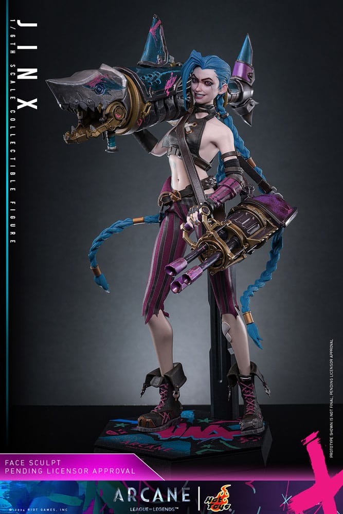 PREORDINE+ 04/2027 Arcane Action Figure 1/6 Jinx 27 cm