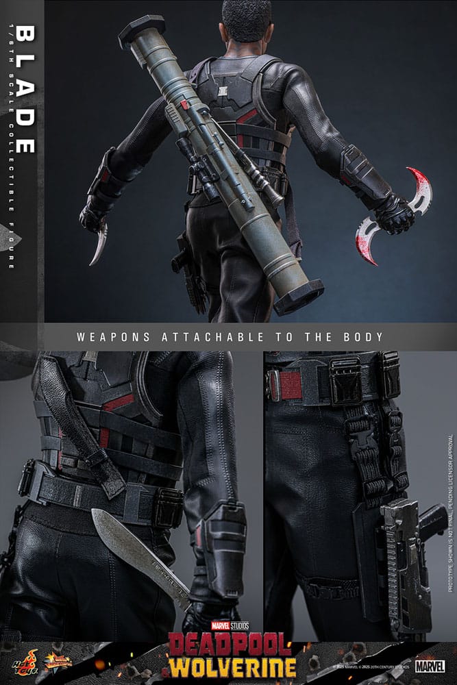 PREORDINE 07/2026 Deadpool & Wolverine Movie Masterpiece Action Figure 1/6 Blade 30 cm (PREORDINE NON CANCELLABILE)