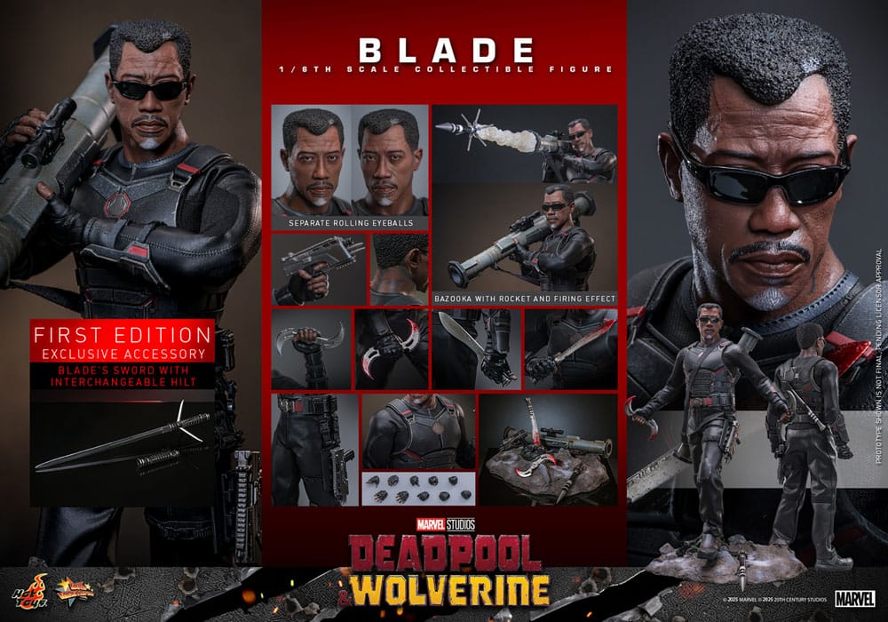 PREORDINE 07/2026 Deadpool & Wolverine Movie Masterpiece Action Figure 1/6 Blade 30 cm (PREORDINE NON CANCELLABILE)