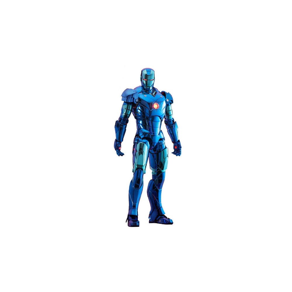 SU ORDINAZIONE Iron Man Movie Masterpiece Diecast Action Figure 1/6 Iron Man Mark III (Stealth Mode Ver.) 2.0 Hot Toys Exclusive 33 cm