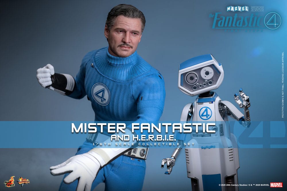 PREORDER+ 12/2026 The Fantastic Four: First Steps Movie Masterpiece Action Figure 2-Pack 1/6 Mister Fantastic & HERBIE 30 cm (PREORDER NOT CANCELABLE)