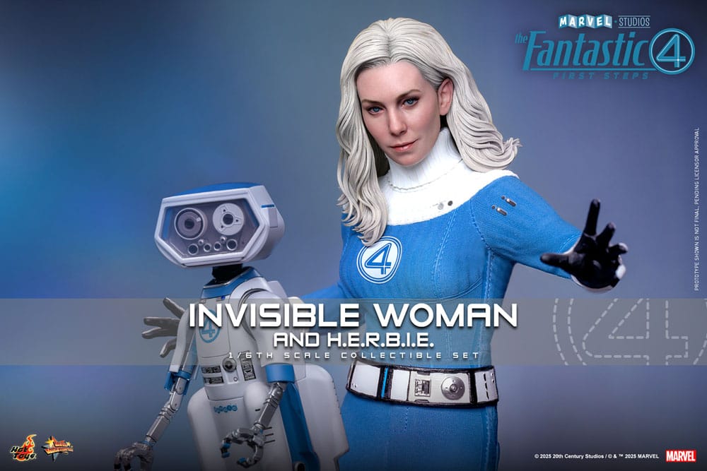 PREORDER+ 12/2026 The Fantastic Four: First Steps Movie Masterpiece Action Figure 2-Pack 1/6 Invisible Woman & HERBIE 28 cm (PREORDER NOT CANCELABLE)