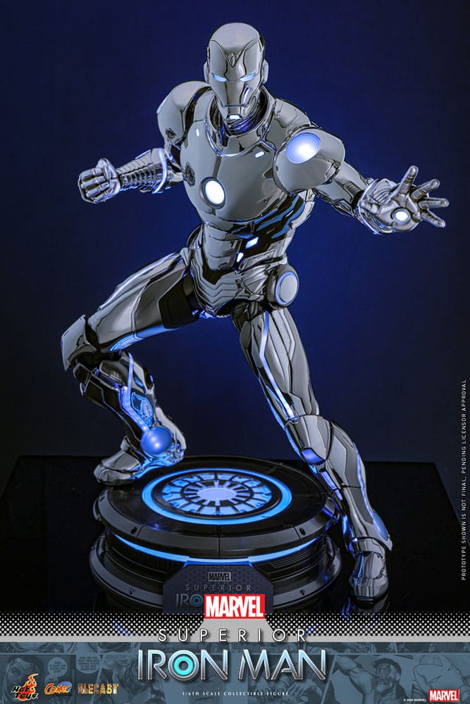 PREORDER+ 12/2026 Marvel Comic Diecast Masterpiece Action Figure 1/6 Superior Iron Man 32 cm (PREORDER NOT CANCELABLE)