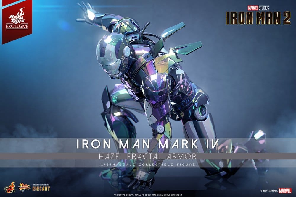 🧪 LAB | SU ORDINAZIONE Iron Man 2 Action Figure 1/6 Iron Man Mark IV (Haze Fractal Armor) 33 cm