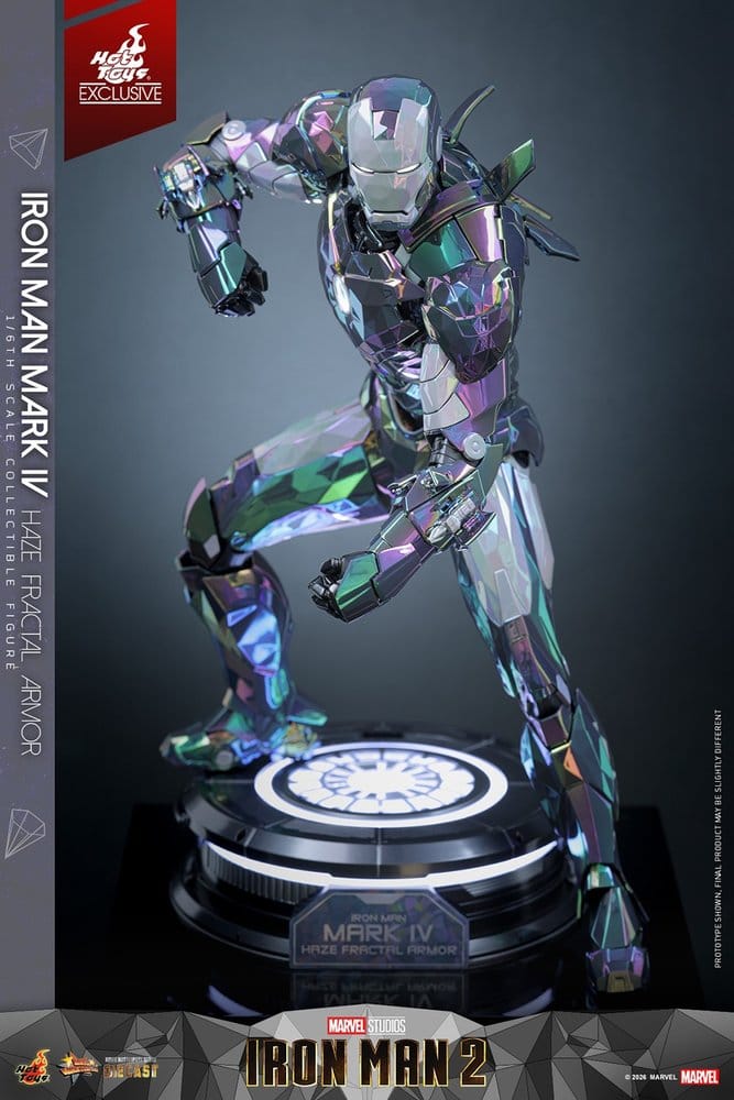 🧪 LAB | SU ORDINAZIONE Iron Man 2 Action Figure 1/6 Iron Man Mark IV (Haze Fractal Armor) 33 cm