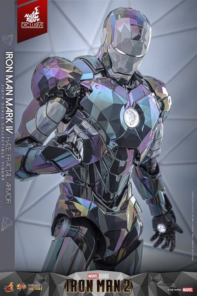 🧪 LAB | SU ORDINAZIONE Iron Man 2 Action Figure 1/6 Iron Man Mark IV (Haze Fractal Armor) 33 cm