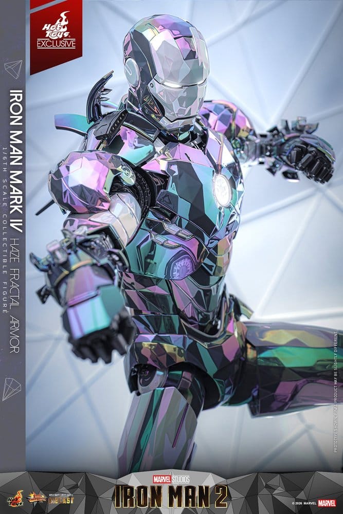 🧪 LAB | SU ORDINAZIONE Iron Man 2 Action Figure 1/6 Iron Man Mark IV (Haze Fractal Armor) 33 cm