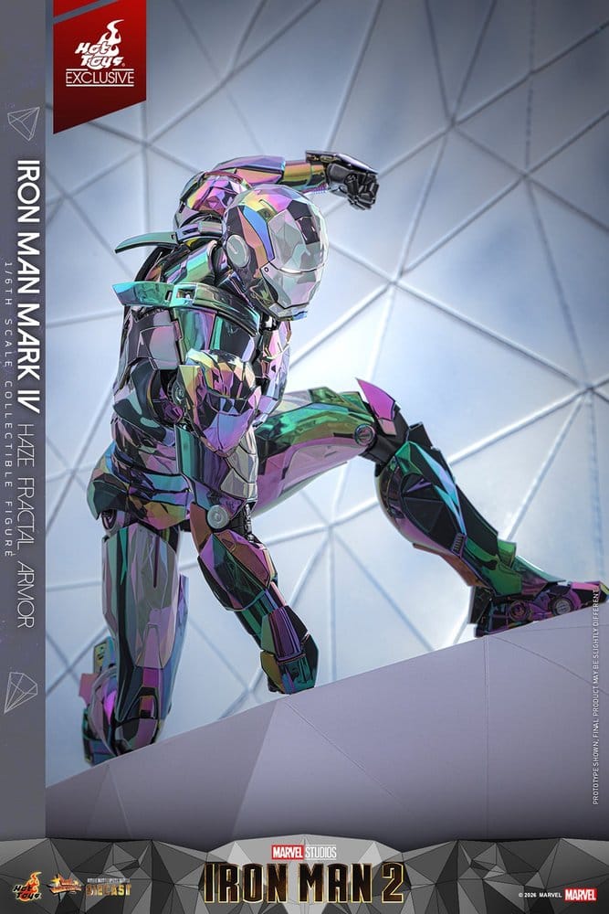 🧪 LAB | SU ORDINAZIONE Iron Man 2 Action Figure 1/6 Iron Man Mark IV (Haze Fractal Armor) 33 cm