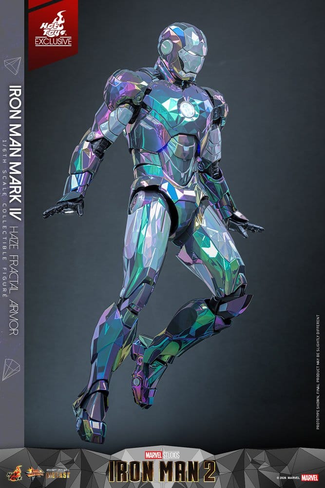 🧪 LAB | SU ORDINAZIONE Iron Man 2 Action Figure 1/6 Iron Man Mark IV (Haze Fractal Armor) 33 cm