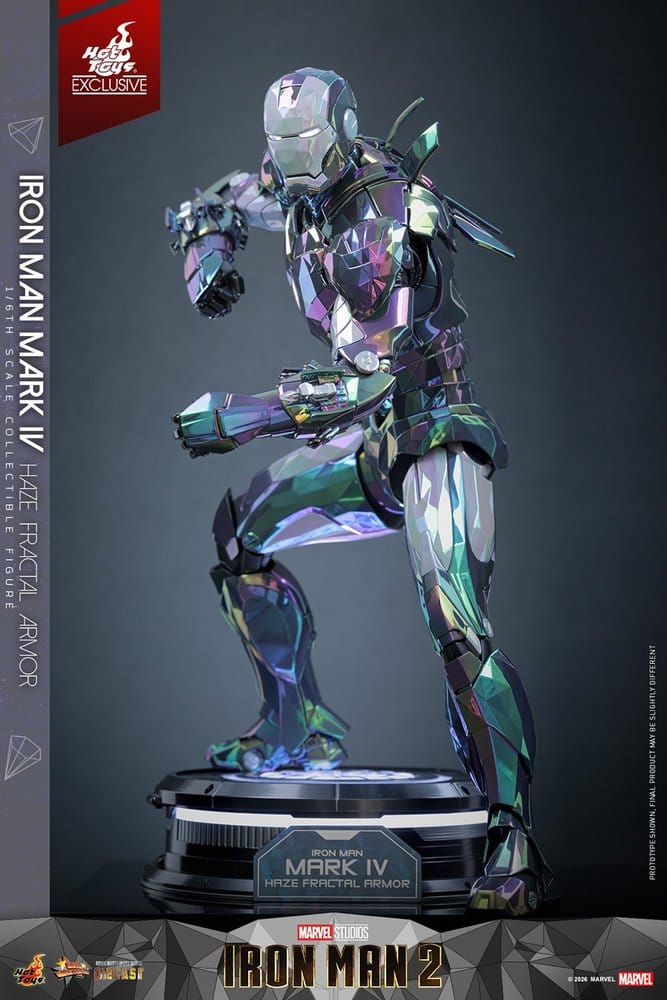 🧪 LAB | SU ORDINAZIONE Iron Man 2 Action Figure 1/6 Iron Man Mark IV (Haze Fractal Armor) 33 cm