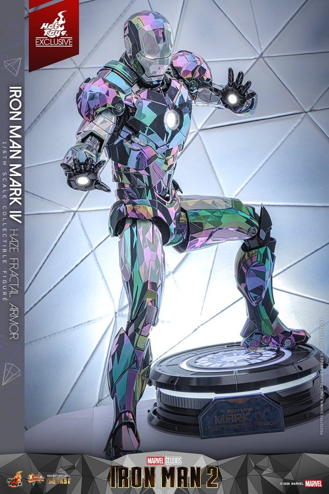 🧪 LAB | SU ORDINAZIONE Iron Man 2 Action Figure 1/6 Iron Man Mark IV (Haze Fractal Armor) 33 cm
