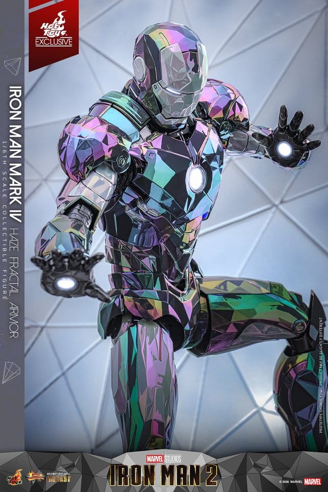 🧪 LAB | SU ORDINAZIONE Iron Man 2 Action Figure 1/6 Iron Man Mark IV (Haze Fractal Armor) 33 cm