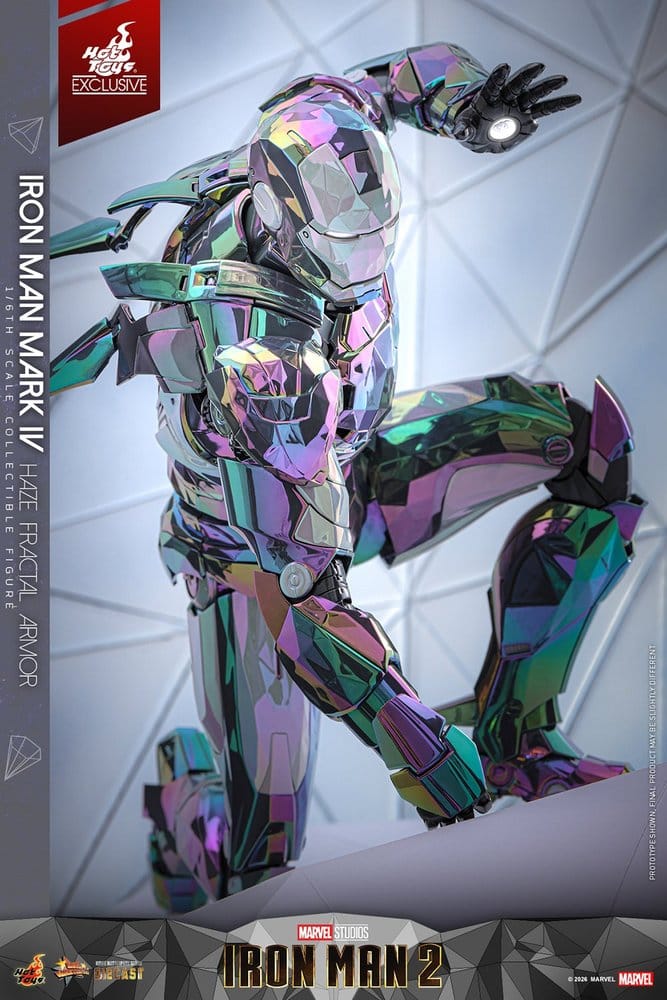 🧪 LAB | SU ORDINAZIONE Iron Man 2 Action Figure 1/6 Iron Man Mark IV (Haze Fractal Armor) 33 cm