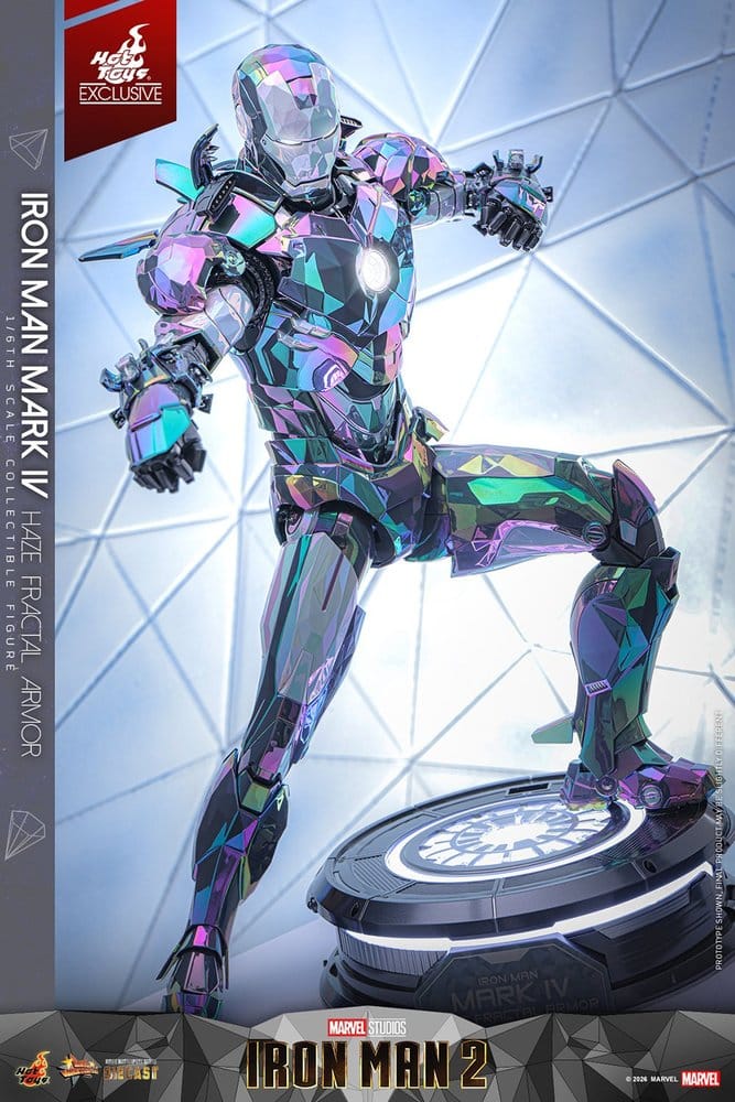 🧪 LAB | SU ORDINAZIONE Iron Man 2 Action Figure 1/6 Iron Man Mark IV (Haze Fractal Armor) 33 cm