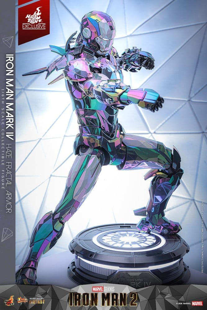 🧪 LAB | SU ORDINAZIONE Iron Man 2 Action Figure 1/6 Iron Man Mark IV (Haze Fractal Armor) 33 cm