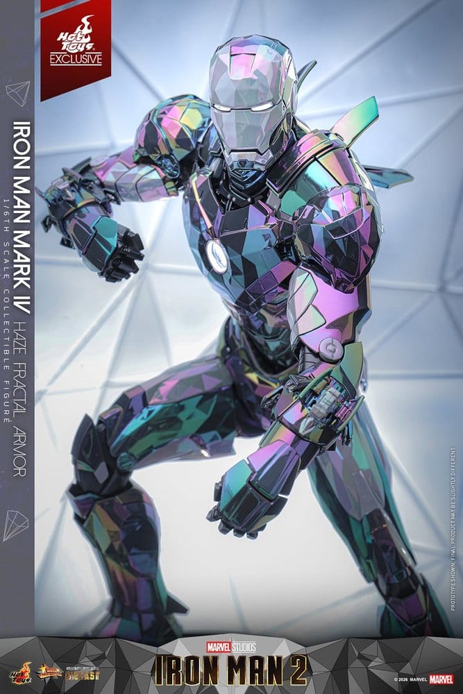 🧪 LAB | SU ORDINAZIONE Iron Man 2 Action Figure 1/6 Iron Man Mark IV (Haze Fractal Armor) 33 cm