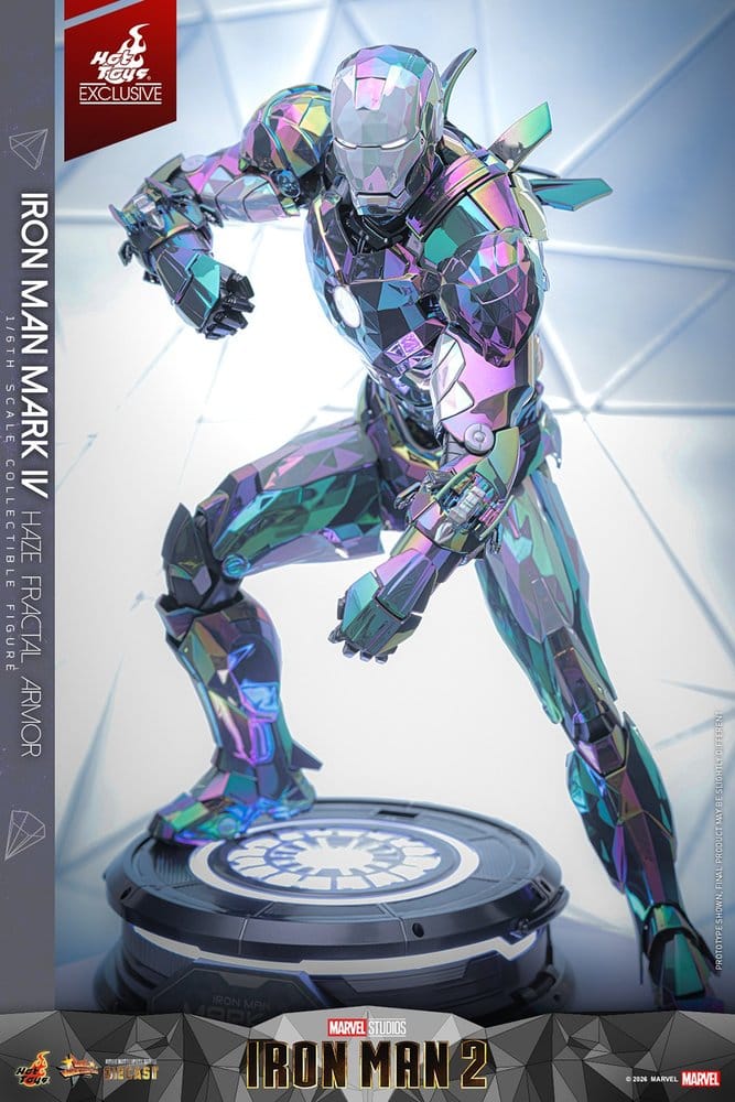 🧪 LAB | SU ORDINAZIONE Iron Man 2 Action Figure 1/6 Iron Man Mark IV (Haze Fractal Armor) 33 cm