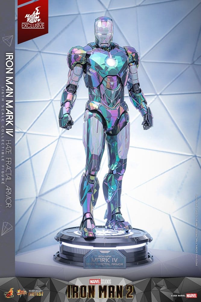 🧪 LAB | SU ORDINAZIONE Iron Man 2 Action Figure 1/6 Iron Man Mark IV (Haze Fractal Armor) 33 cm