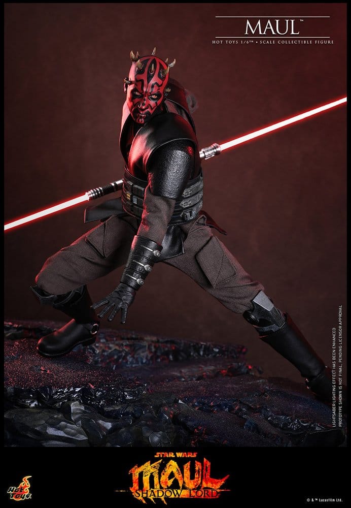 🧪 LAB | PREORDINE+ 03/2028 Star Wars: Maul - Shadow Lord Television Masterpiece Action Figure 1/6 Maul 29 cm