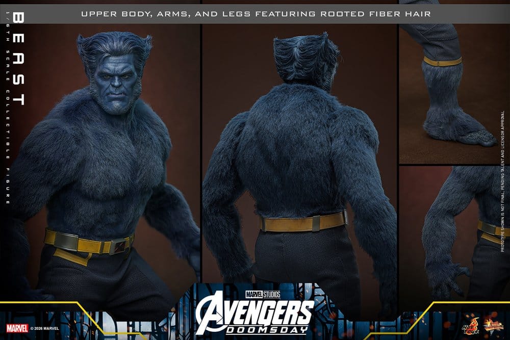 🧪 LAB | PREORDINE+ 12/2027 Marvel X-Men Movie Masterpiece Action Figure 1/6 Beast (Collector Edition) 33 cm