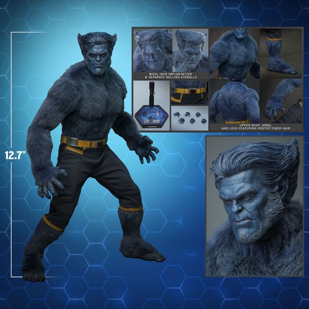 🧪 LAB | PREORDINE+ 12/2027 Marvel X-Men Movie Masterpiece Action Figure 1/6 Beast (Collector Edition) 33 cm