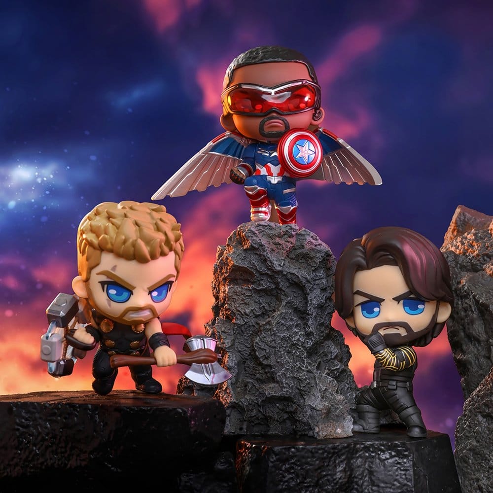 🧪 LAB | PREORDINE+ 12/2026 Marvel Cosbi Minifigures 11 cm Avengers: Doomsday Blind Box Display (8)