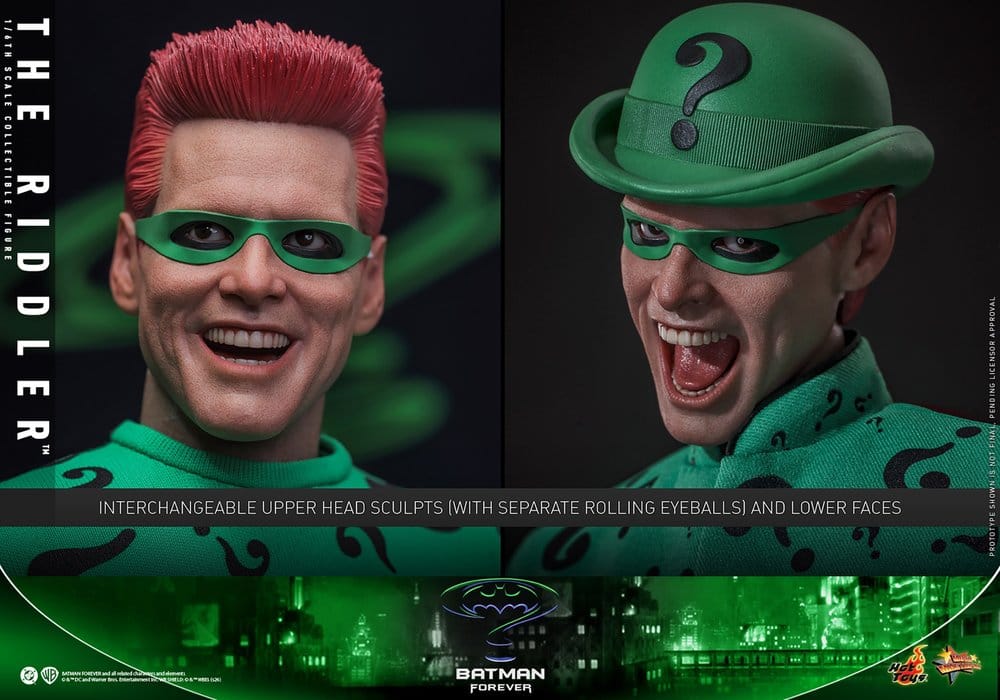🧪 LAB | PREORDINE+ 12/2027 DC Comics Batman Forever Movie Masterpiece Action Figure 1/6 Riddler 31 cm