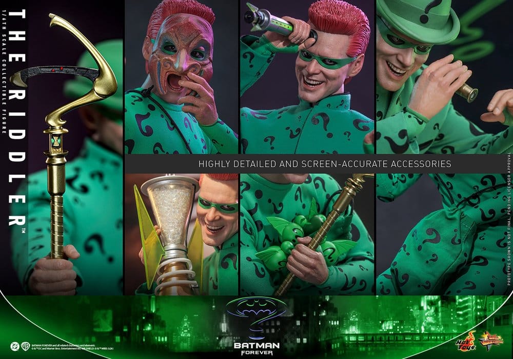 🧪 LAB | PREORDINE+ 12/2027 DC Comics Batman Forever Movie Masterpiece Action Figure 1/6 Riddler 31 cm
