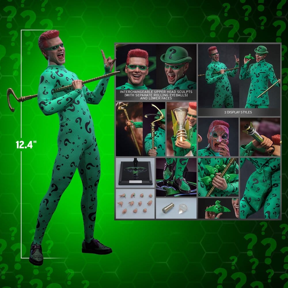 🧪 LAB | PREORDINE+ 12/2027 DC Comics Batman Forever Movie Masterpiece Action Figure 1/6 Riddler 31 cm