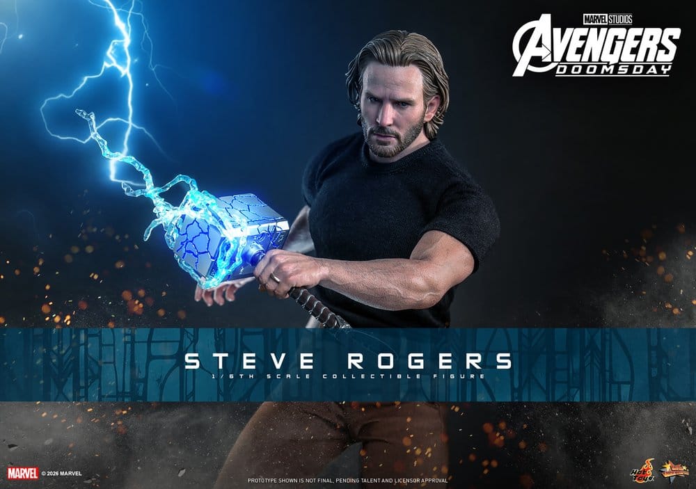 🧪 LAB | PREORDINE+ 12/2027 Marvel Avengers: Doomsday Movie Masterpiece Action Figure 1/6 Steve Rogers 31 cm