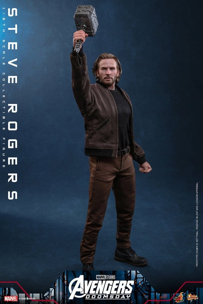 🧪 LAB | PREORDINE+ 12/2027 Marvel Avengers: Doomsday Movie Masterpiece Action Figure 1/6 Steve Rogers 31 cm