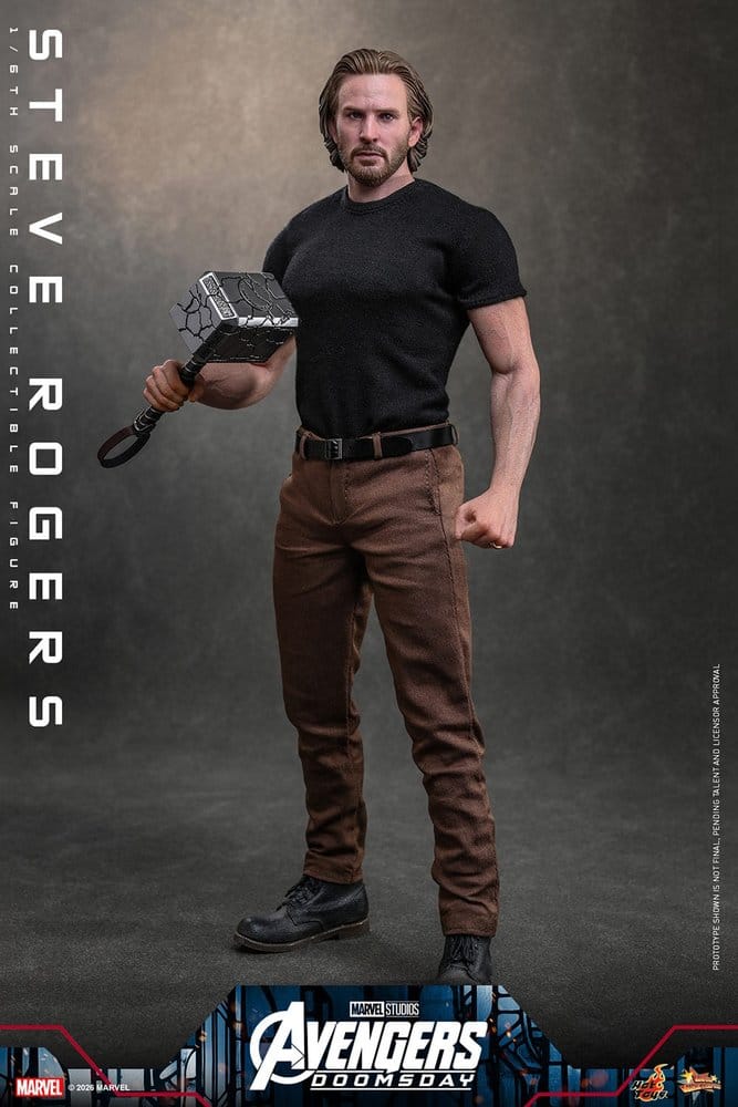 🧪 LAB | PREORDINE+ 12/2027 Marvel Avengers: Doomsday Movie Masterpiece Action Figure 1/6 Steve Rogers 31 cm