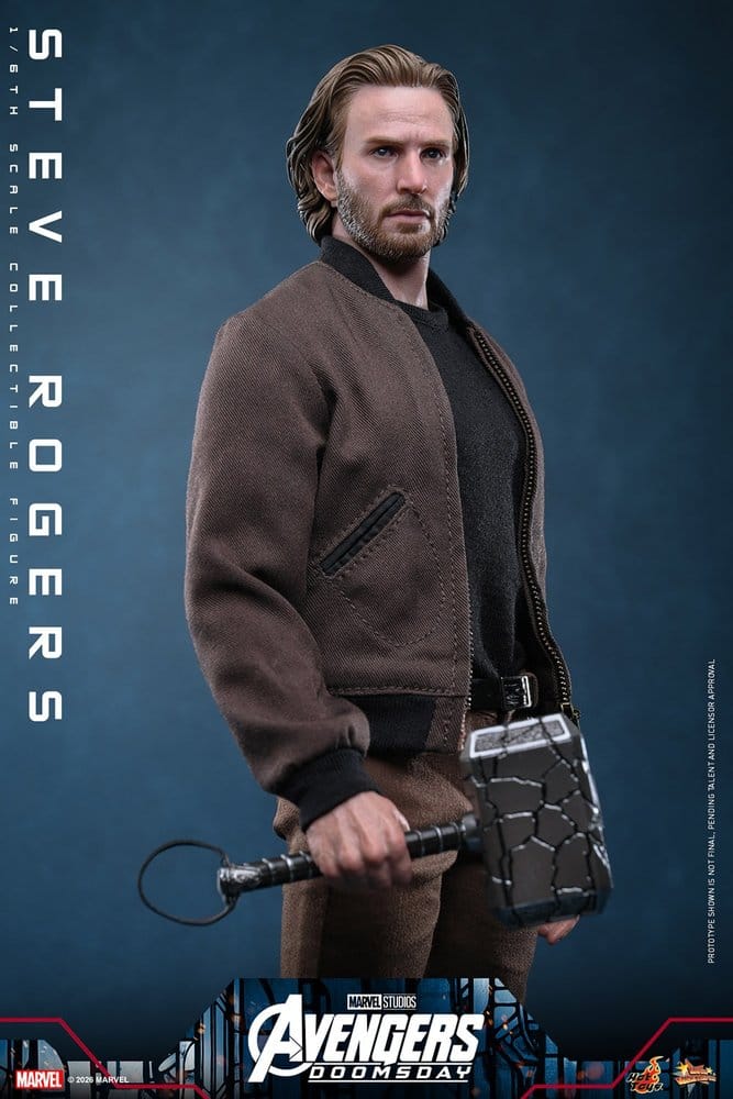🧪 LAB | PREORDINE+ 12/2027 Marvel Avengers: Doomsday Movie Masterpiece Action Figure 1/6 Steve Rogers 31 cm