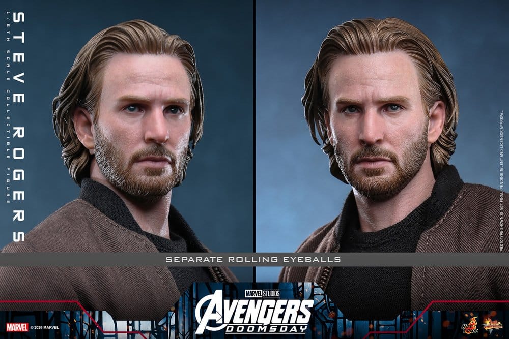 🧪 LAB | PREORDINE+ 12/2027 Marvel Avengers: Doomsday Movie Masterpiece Action Figure 1/6 Steve Rogers 31 cm