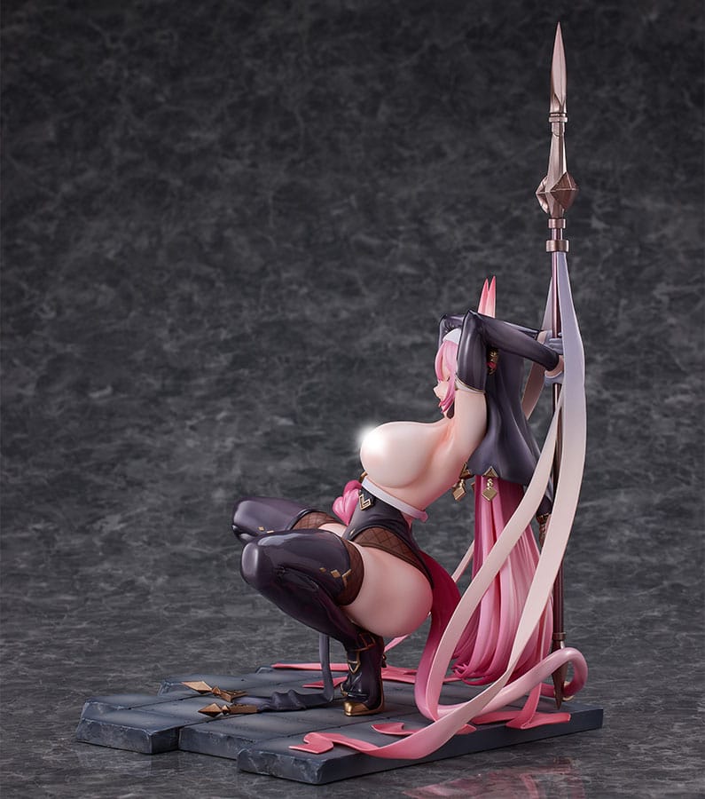 PREORDINE CHIUSO 12/2025 Original Character Statue 1/6 Devil Sister Nemu Tapestry Set Edition 30 cm (18+) (PREORDINE NON CANCELLABILE)