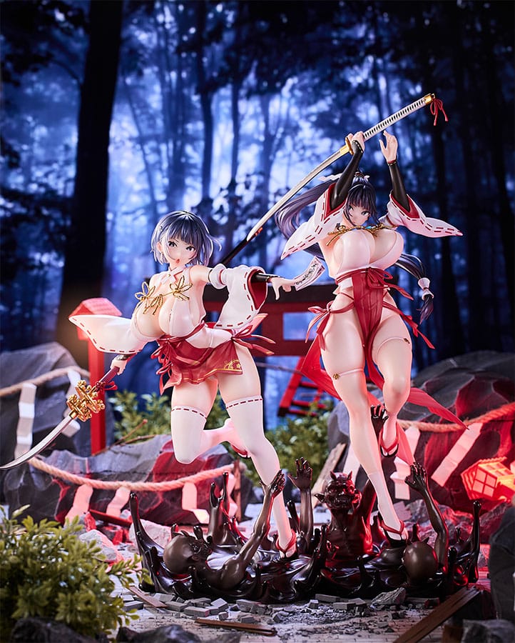 PREORDINE 09/2026 Original Character Statues 2-Pack 1/6 Sakuya Todo & Iori Todo (18+) (PREORDINE NON CANCELLABILE)