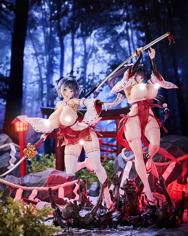 PREORDINE 09/2026 Original Character Statues 2-Pack 1/6 Sakuya Todo & Iori Todo (18+) (PREORDINE NON CANCELLABILE)