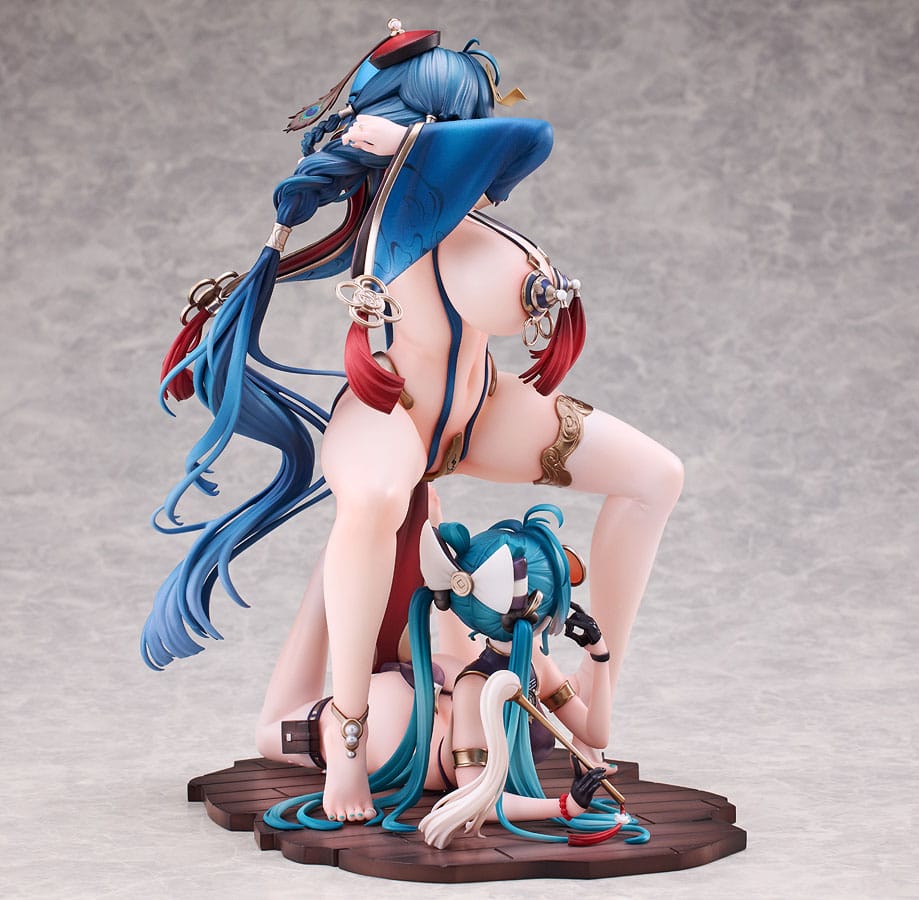 PREORDINE 09/2026 Kyonshi Brothel Statues 2-Pack 1/6 Sakuya Todo & Iori Todo (18+) (PREORDINE NON CANCELLABILE)