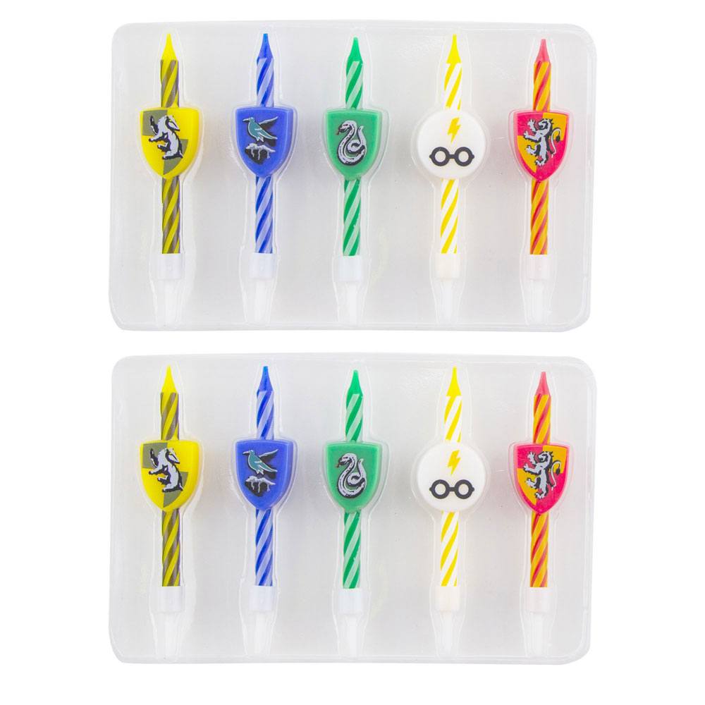 SU ORDINAZIONE Harry Potter Birthday Candle 10-Pack Logos