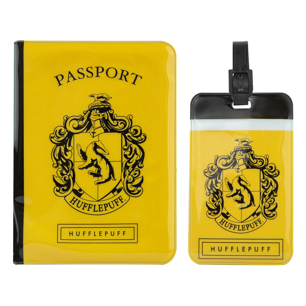 MADE TO ORDER Harry Potter Passport Case & Luggage Tag Set Hufflepuff