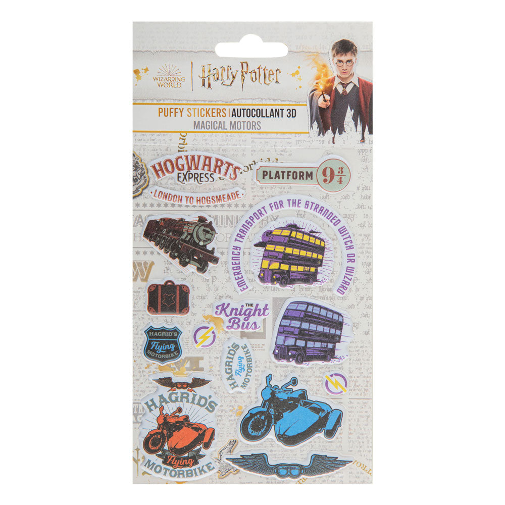 SU ORDINAZIONE Harry Potter Puffy Sticker Magical Motors *PREZZO SPECIALE* ESAURITO