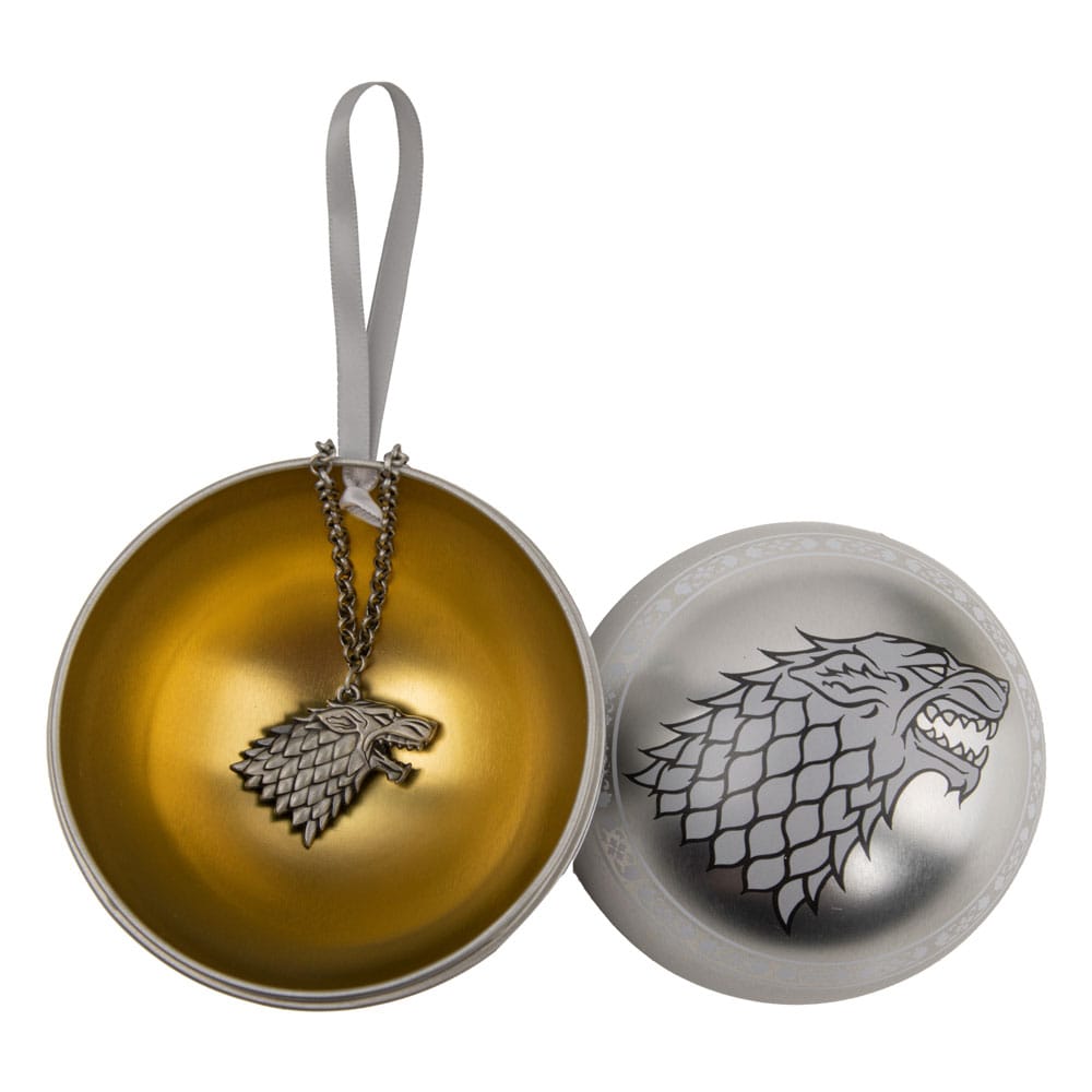 SU ORDINAZIONE Game of Thrones tree ornament with Necklace Stark *PREZZO SPECIALE* ESAURITO