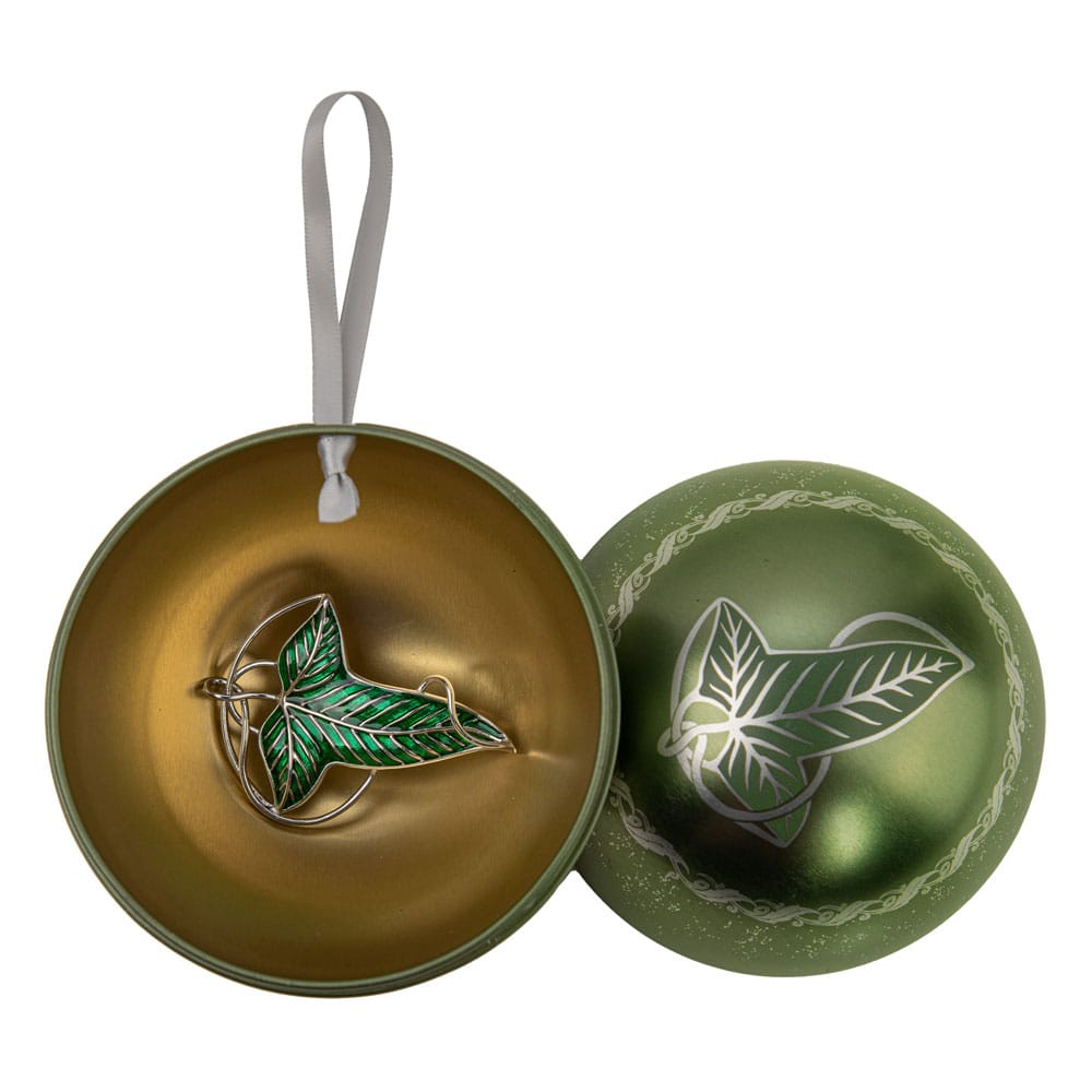 SU ORDINAZIONE Lord of the Rings tree ornament with Brooch Lorien Leaf *PREZZO SPECIALE*