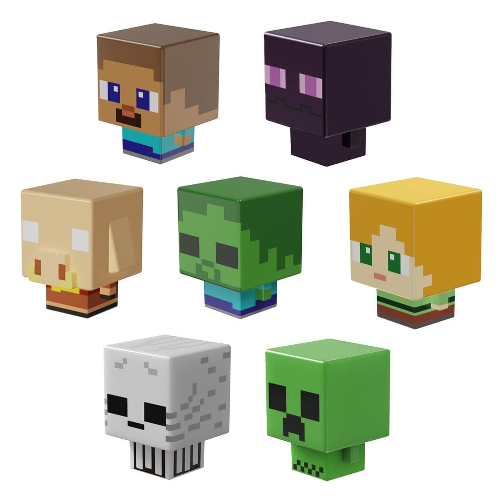 🧪 LAB | PREORDINE+ 02/2027 Minecraft Mini Torch Night Light Blind Box Display (20)