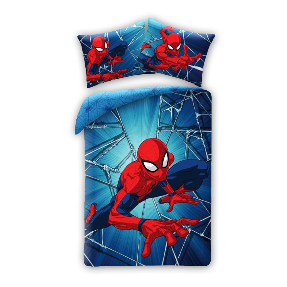 Spider-Man Bettwäsche-Set auf Bestellung, Spider-Man beim Krabbeln, 140 x 200 cm / 70 x 90 cm