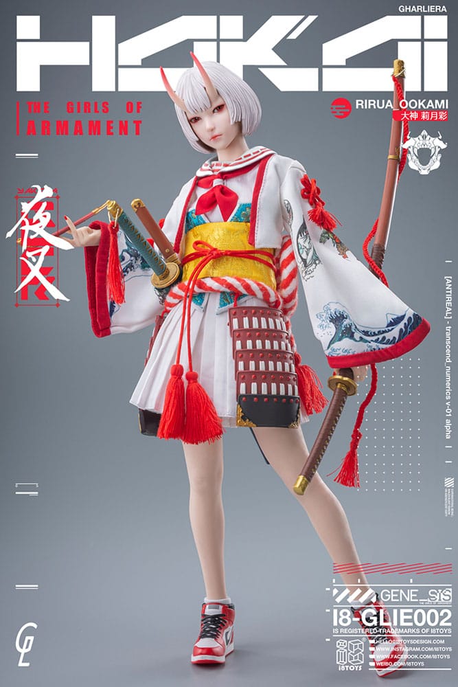 MADE TO ORDER Original Character i8Toys x Gharliera Action Figure 1/6 The Girls of Armament Rirua Ookami 28 cm *SPECIAL PRICE*