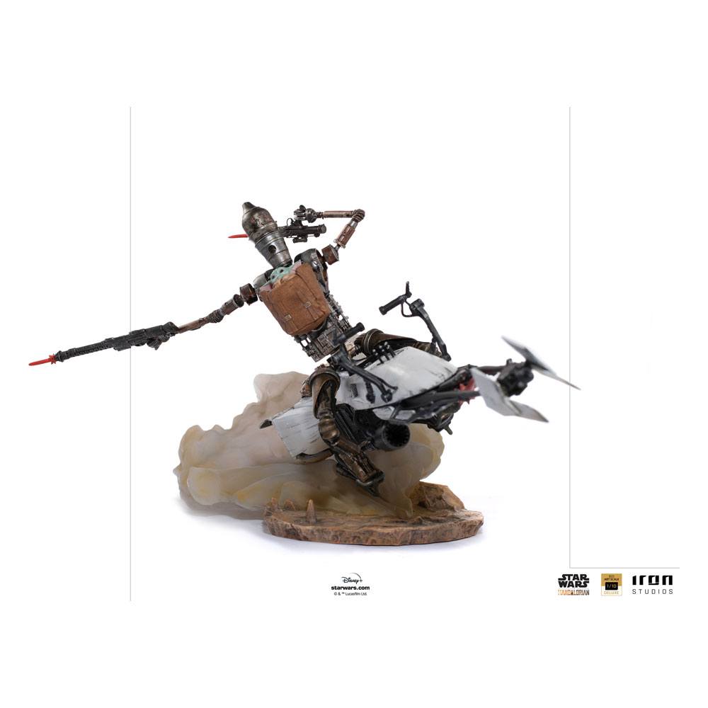 SU ORDINAZIONE Star Wars The Mandalorian Deluxe Art Scale Statue 1/10 IG-11 & The Child 20 cm *PREZZO SPECIALE* ESAURITO