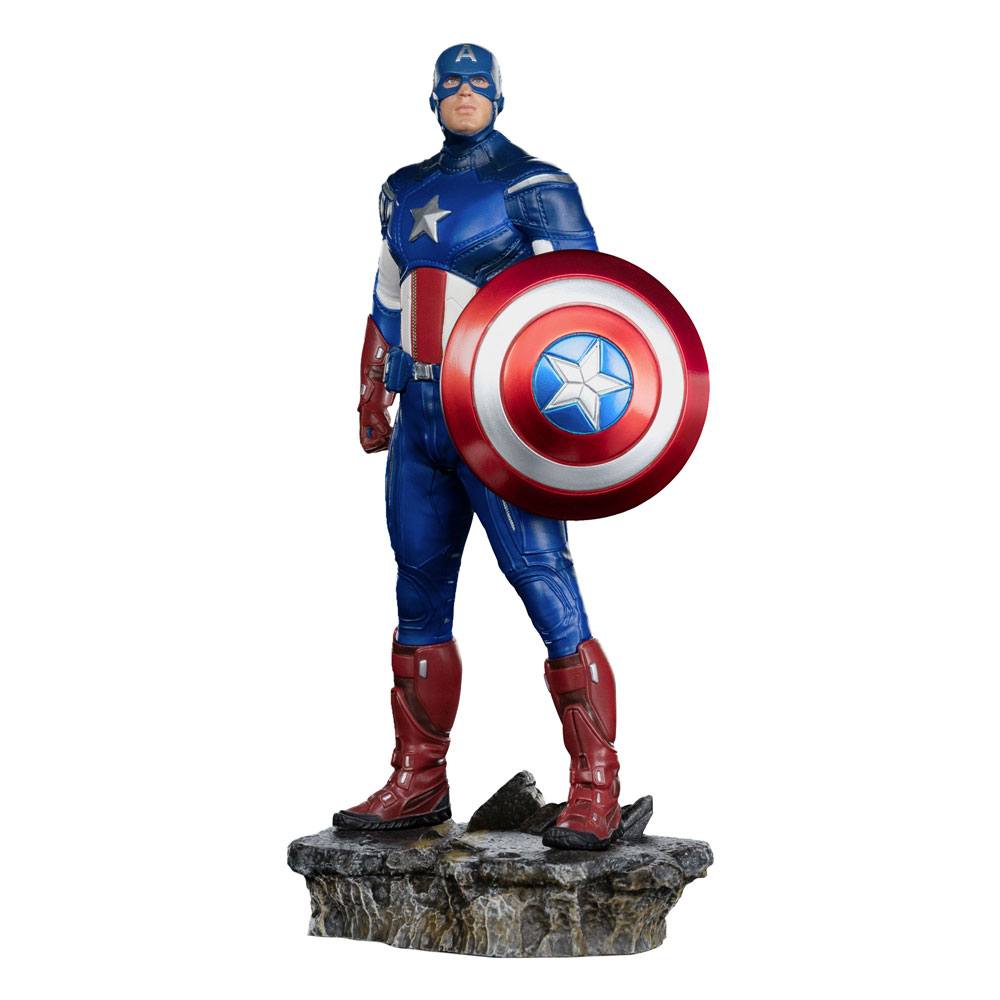 SU ORDINAZIONE The Infinity Saga BDS Art Scale Statue 1/10 Captain America Battle of NY 23 cm *PREZZO SPECIALE*
