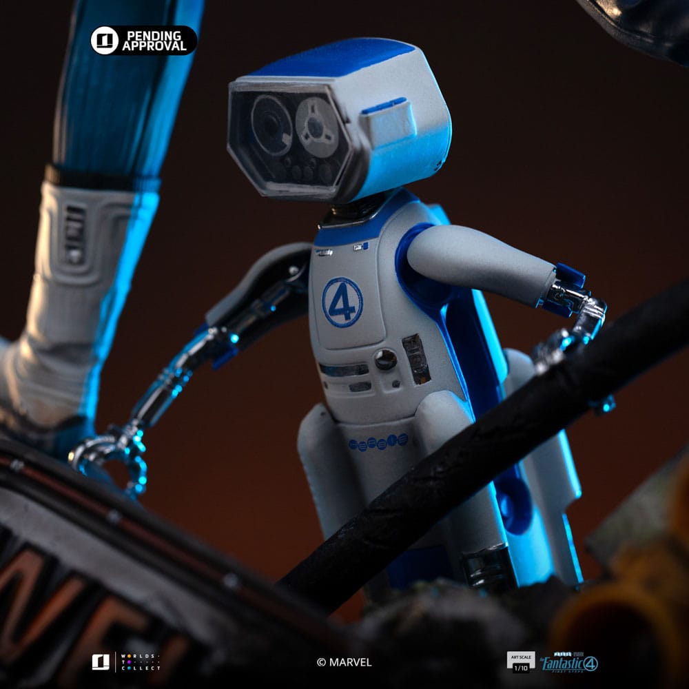 🧪 LAB | SU ORDINAZIONE Fantastic Four Art Scale Statue 1/10 Mr. Fantastic and H.E.R.B.I.E 26 cm